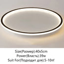 Axyaa Nordic LED Ceiling Chandelier with Remote Control for Bedroom Livingroom Aisle Balcony