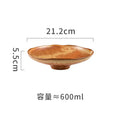 Axyaa Ceramic High-Footed Seafood Sashimi & Sushi Plates Set - Retro Restaurant Tableware