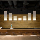 Axyaa Square Knitted Fabric Pendant Lamp for Minimalist Dining & Kitchen Lighting