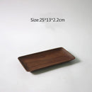 Axyaa Black Walnut Rectangular Fruit Tray for Home and Hospitality Services