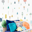 Green Plants Nordic Style Wall Sticker Set by Axyaa - Fresh Home Decor