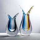 Axyaa Glass Vase: Light Luxury Entrance Decor & Water-Grown Flower Art Home Decoration
