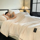 Axyaa Velvet Plush Light Luxury Blanket Warm Soft Comfortable Cotton Velvety Cozy Blanket