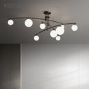 Axyaa Modern Nordic Chandelier: Creative Minimalist Style for Living Room