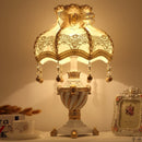 Axya Vintage Nordic Princess Table Lamp for Living Room Bedroom Decor