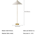 Axyaa Rattan Woven Floor Lamp - Handmade Standing Light Fixture for Home Decor