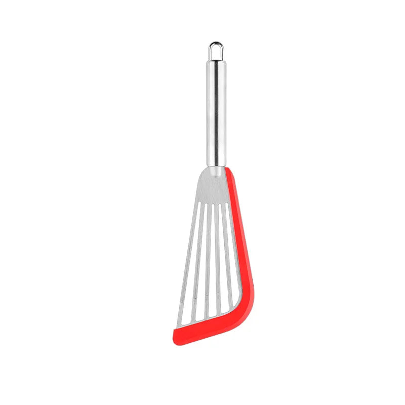 Axyaa Stainless Steel Non-Slip Fish Spatula & Wide Turner for Home Cooking