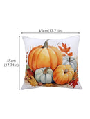 Axyaa Pumpkin Thanksgiving Throw Pillow Covers 45X45CM