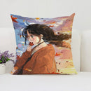 Axyaa Anime Pillow Covers for Sofa, Car, or Sleeping Pillows - 50x50 Decorative Cushion Cover