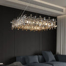 Axyaa Crystal Luxury Pendant Light for Living & Dining Room