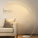 Axyaa LED Floor Lamp Black White Modern Indoor Lighting Fixtures