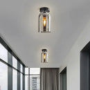 Axyaa Nordic Retro Glass Ceiling Lamp LED Pendant Chandelier for Luxe Home Decor