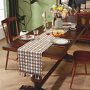 Axyaa Retro Tassel Jacquard Table Runner for Home Decor