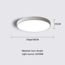 Axyaa LED Ceiling Lamp: Modern Square Indoor Lighting Fixture for Living Room, Bedroom, Dining Room