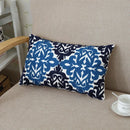 Axyaa Ethnic Floral Embroidered Canvas Cotton Pillow Cover 30x50cm