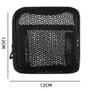 Axyaa Square Mesh Cosmetic Bag Zipper Storage Coin Purse Makeup Organizer