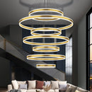 Axyaa Modern Stair Chandelier Ceiling Pendant Lights - LED Indoor Living Room Lighting