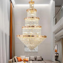 Axyaa Luxury Crystal Chandelier for Villa, Hotel, and Duplex