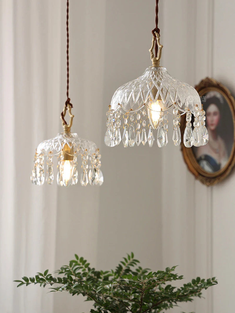 Axyaa Floral LED Chandelier: Luxury Brass Wall Lamp for Dining and Bedroom