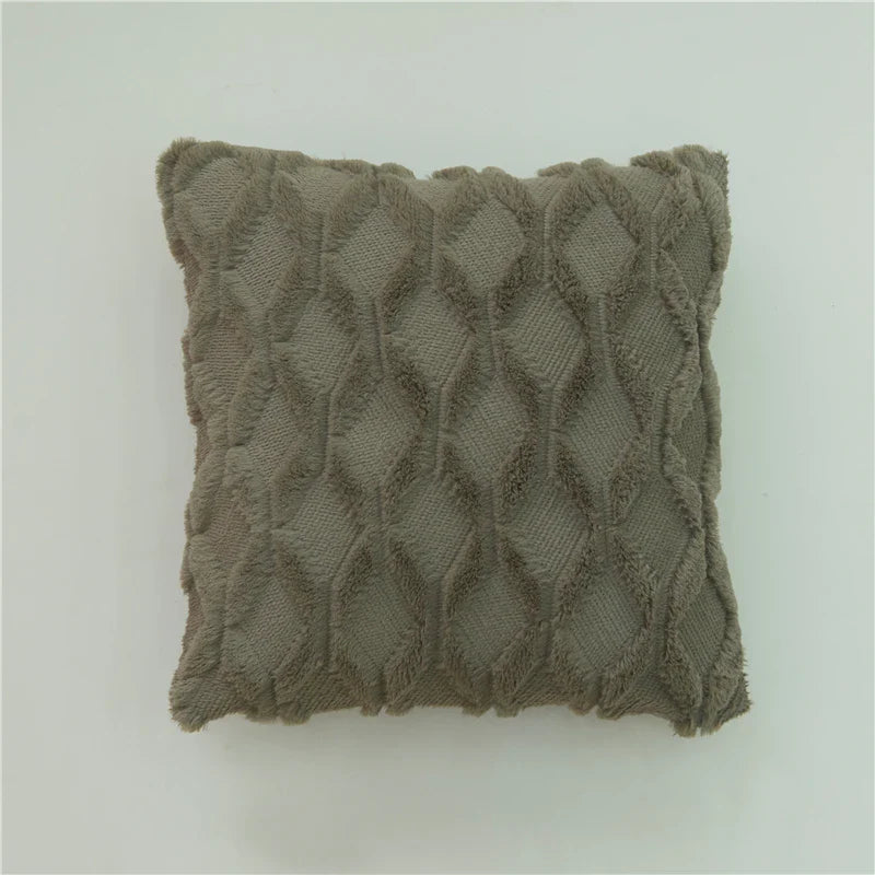 Axyaa Soft Plush Pillow Cover Cozy Cushion for Home Decor