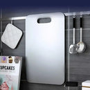 Axyaa Stainless Steel Cutting Board Set - Non-Slip Kitchen Chopping Boards