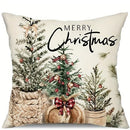 Merry Christmas Pillowcase by Axyaa for Home Living Room Sofa Decor