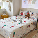 Axyaa Cartoon Ice Silk Summer Blanket: Double-Sided Cool Feeling Lightweight Duvet
