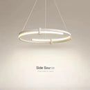 Axyaa LED Round Chandelier for Home Decor in Living Room, Dining Room - Simple Design
