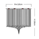 Axyaa Stone Crystal LED Chandelier Staircase Living Room Light