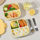 Axyaa Divided Lunch Box: Portable, Leak-proof, Microwave Safe Food Container