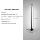 Axyaa Rotatable RGB LED Wall Lamp 60/80/100cm for Bedroom Living Room Decor