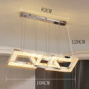 Axyaa Crystal Chandelier, Luxury Pendant Light for Living and Dining Room