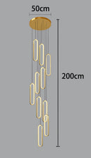 Axyaa Modern Living Room Chandeliers LED Ceiling Lamp Hanging Lights