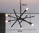 Axyaa Modern LED Staircase Chandeliers for Living Room Lighting