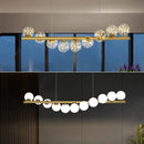 Axyaa Glass Ball LED Chandelier for Home Decor
