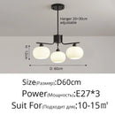 Axyaa Nordic Glass LED Pendant Lights for Home Decor and Interior Lighting