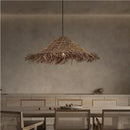 Axyaa Wabi Sabi Rattan Pendant Lights - Indoor Chandelier Lighting