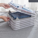 Axyaa Home Clothes Folding Board: Space-saving Organizer Rack for T-Shirts, Jumpers, Shelves