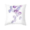 Axyaa Fresh Ink Flower Print Pillowcase: Perfect for Office, Living Room, Car Decor