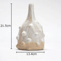 Axyaa Round Ceramic Vase Thorny Desk Decoration Modern Home Floral Arrangement