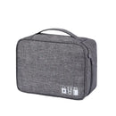 Axyaa Electronics Accessories Organizer Bag: Large Capacity, Waterproof, Portable Storage Solution