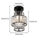 Axyaa Crystal LED Ceiling Chandelier for Dining Room & Bedroom