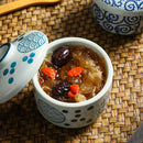 Axyaa Vintage Ceramic Stew Pot with Lid - Small Sized Soup & Dessert Bowl