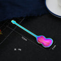 Axyaa Titanium-Plated Guitar Design Coffee Stirring Spoon Set