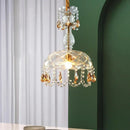 Axyaa Crystal Chandelier: Elegant Entryway & Porch Light for Luxury Home Décor