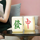Axyaa LED Mahjong Night Light: Rechargeable Soft Glow, Eye-Friendly Sleep Aid, Creative Design