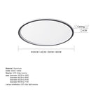 Axyaa Modern Dimmable LED Ceiling Light for Bedroom, Living Room, Kitchen, Study