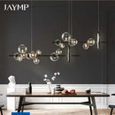 Axyaa Glass Ball Pendant Light | Modern Restaurant Home Decor Chandelier
