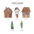 Axyaa Forest Town Wall Art Decal for Kids Baby Room - Vintage Style