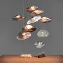 Axyaa Nordic Cloud Glass Chandelier LED Pendant Lights for Home Lighting
